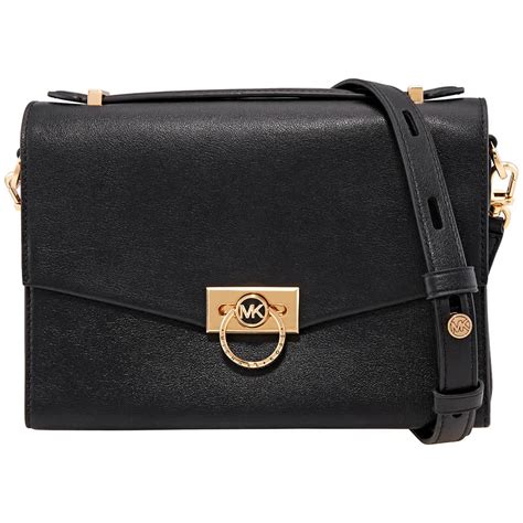 michael kors hendrix medium leather messenger bag